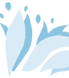Decorative leaf graphic